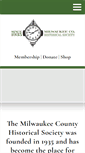 Mobile Screenshot of milwaukeehistory.net